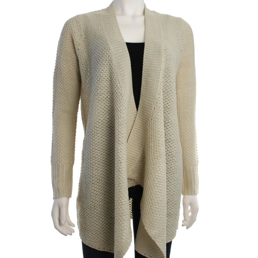 BB Dakota Open Front Tan Cardigan Size Ext…